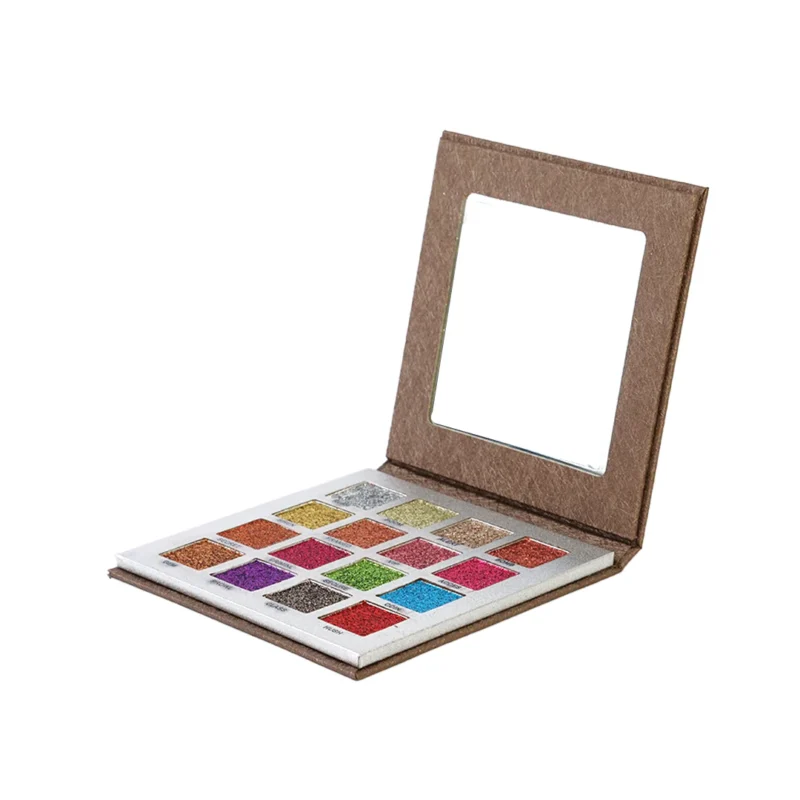 16 Color Glitter Eye Platte kit