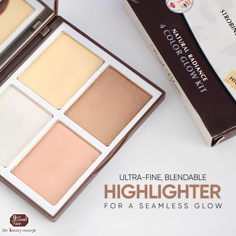 4 Color Highlighter Pallet