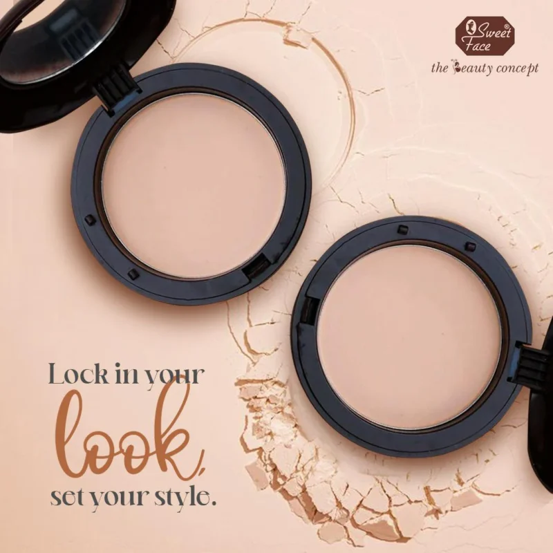 Oil Control Pressed Powder – Lightweight, Shine-Free Matte Finish - Image 3