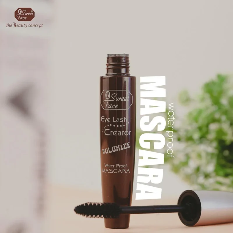 SweetFace Waterproof Mascara – Intense Black, All-Day Volume - Image 3
