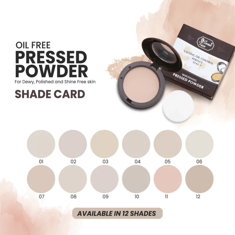 Oil Control Pressed Powder – Lightweight, Shine-Free Matte Finish - Image 2