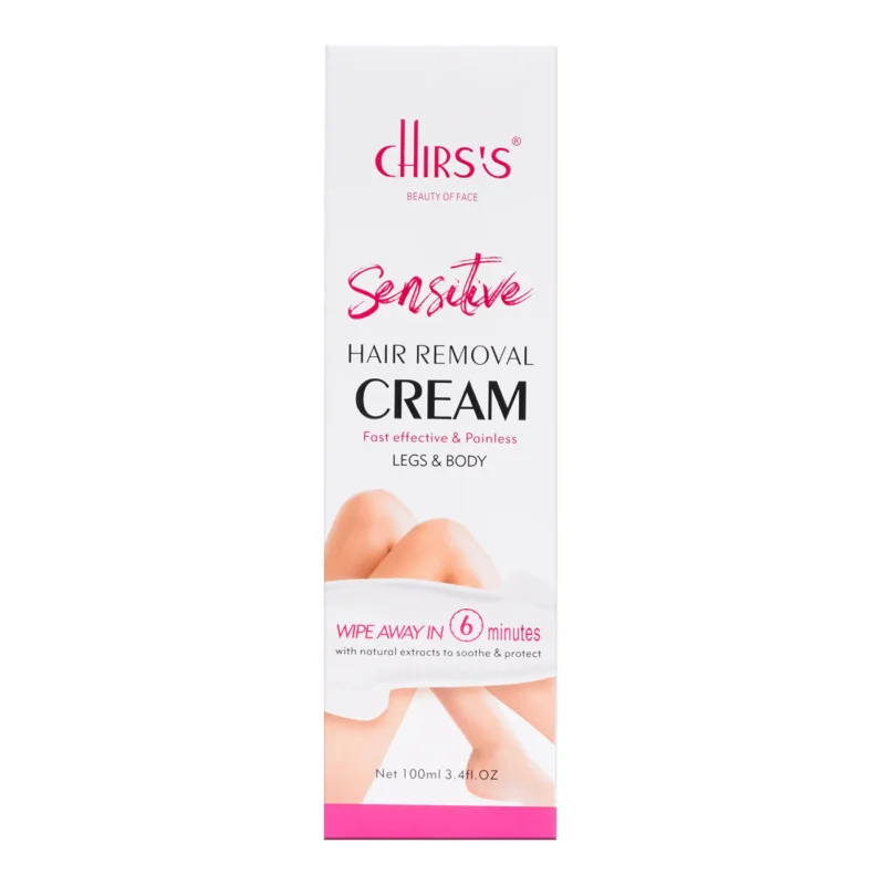 Chirs's Sensitive Hair Removal Cream Fast Effective & Painless For Legs & Body - Image 2