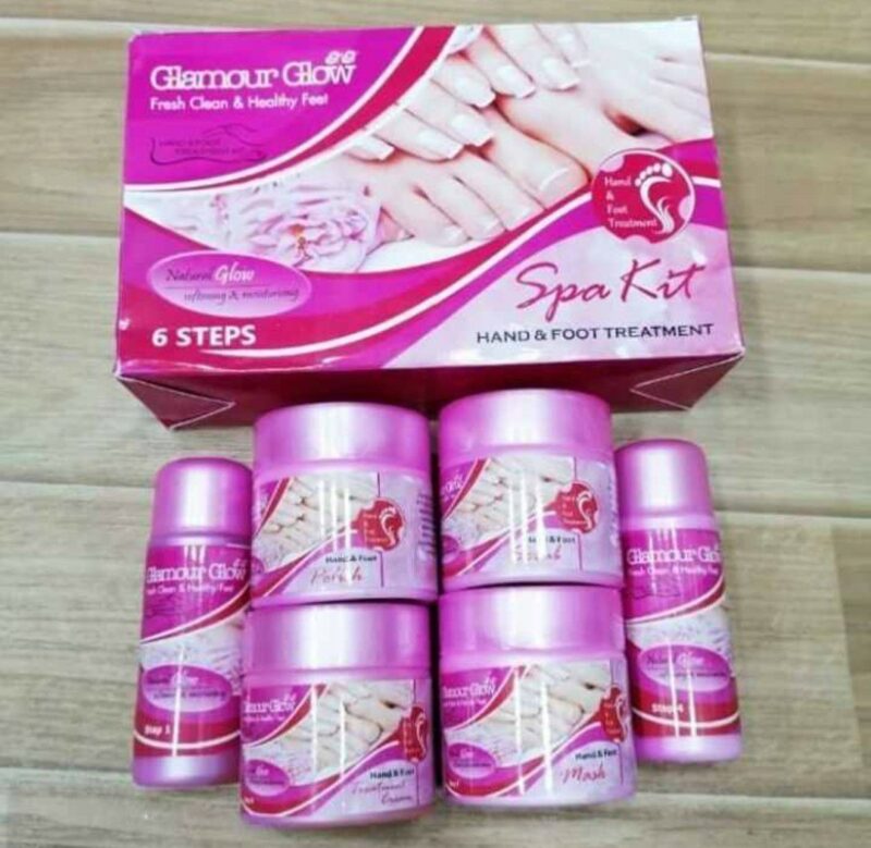 Glamour Glow 6 Steps Manicure Pedicure Treatment Kit
