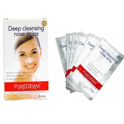 Purederm deep cleansing nose strips (6 strips)